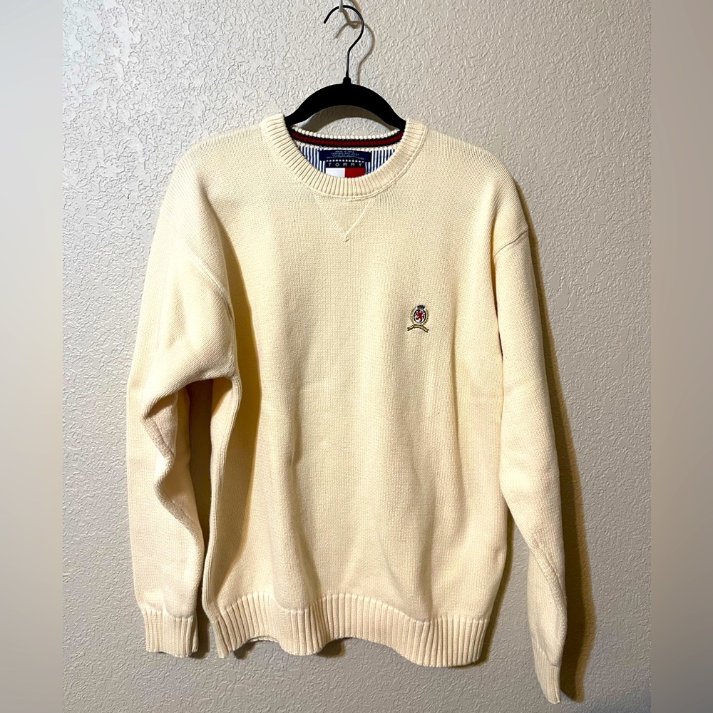 Tommy Hilfiger Men’s Crest Cotton Sweater
